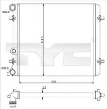TYC 737-0010 - Chladič vody -