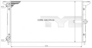 TYC 737-0014 - Chladič vody -