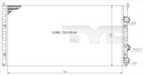 TYC 737-0021 - Chladič vody -