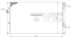 TYC 737-0026 - Chladič vody -