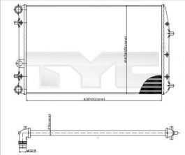 TYC 737-0041 - Chladič vody -