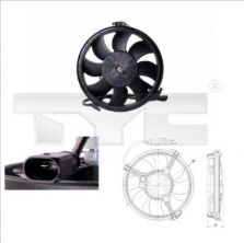 TYC 802-0002 - Ventilátor motora -