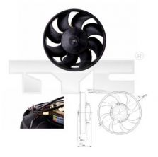 TYC 802-0010 - Ventilátor motora -