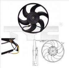 TYC 805-0003 - Ventilátor motora -