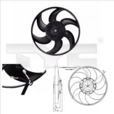 TYC 805-0004 - Ventilátor motora -