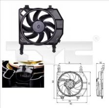 TYC 810-0022 - Ventilátor motora -