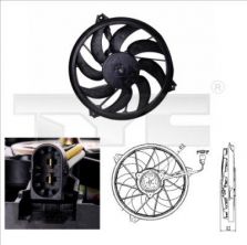 TYC 826-0003 - Ventilátor motora -