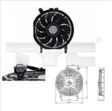 TYC 836-0004 - Ventilátor motora -