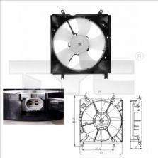 TYC 836-0008 - Ventilátor motora -