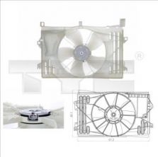 TYC 836-0013 - Ventilátor motora -