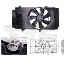 TYC 836-0014 - Ventilátor motora -