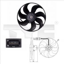 TYC 837-0003 - Ventilátor motora -