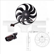 TYC 837-0005 - Ventilátor motora -