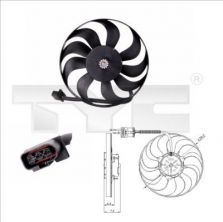 TYC 837-0006 - Ventilátor motora -