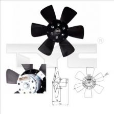 TYC 837-0007 - Ventilátor motora -