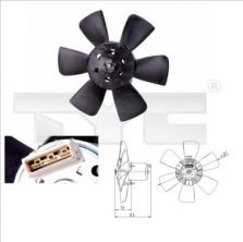 TYC 837-0008 - Ventilátor motora -