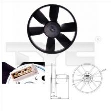 TYC 837-0014 - Ventilátor motora -