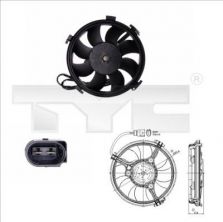 TYC 837-0016 - Ventilátor motora -