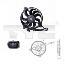 TYC 837-0017 - Ventilátor motora -