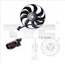 TYC 837-0022 - Ventilátor motora -
