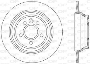 Open Parts BDR2457.10 - Brzdový kotúč -