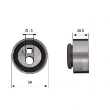Gates T41130 - Napínacia kladka -