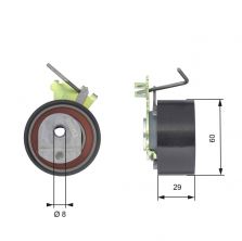 Gates T43088 - Napínacia kladka -