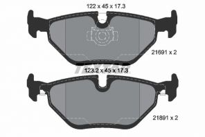 Textar 2169103 - Brzdové platničky -
