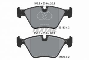 Textar 2318302 - Brzdové platničky -