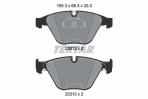 Textar 2331282 - Brzdové platničky -