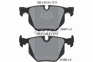 Textar 2344702 - Brzdové platničky -
