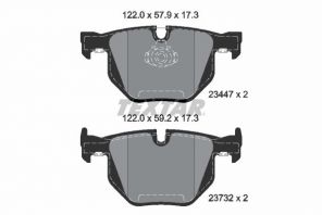 Textar 2344704 - Brzdové platničky -