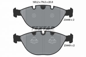 Textar 2344801 - Brzdové platničky -