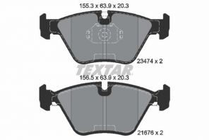 Textar 2347402 - Brzdové platničky -