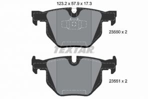 Textar 2355001 - Brzdové platničky -