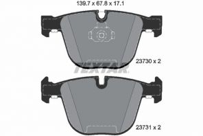 Textar 2373007 - Brzdové platničky -