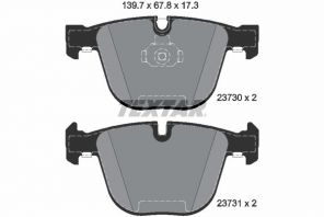 Textar 2373081 - Brzdové platničky -