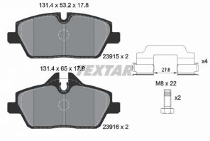 Textar 2391503 - Brzdové platničky -