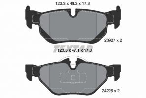 Textar 2392701 - Brzdové platničky -
