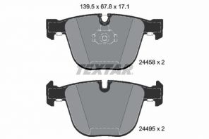 Textar 2445801 - Brzdové platničky -
