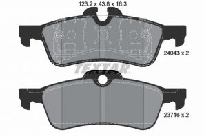 Textar 2404301 - Brzdové platničky -