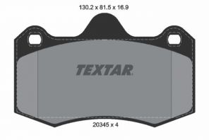 Textar 2034501 - Brzdové platničky -