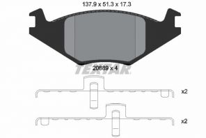 Textar 2088902 - Brzdové platničky -