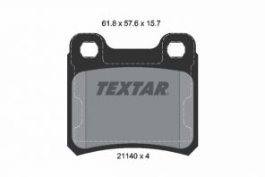 Textar 2114001 - Brzdové platničky -