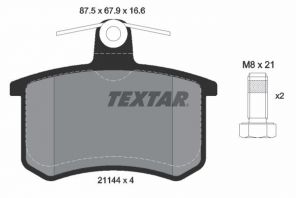 Textar 2114401 - Brzdové platničky -