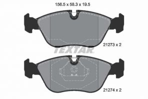 Textar 2127304 - Brzdové platničky -