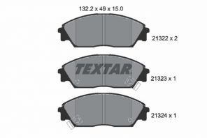 Textar 2132201 - Brzdové platničky -