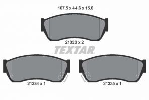 Textar 2133301 - Brzdové platničky -