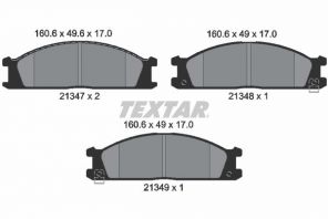 Textar 2134702 - Brzdové platničky -