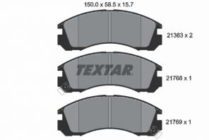 Textar 2136301 - Brzdové platničky -